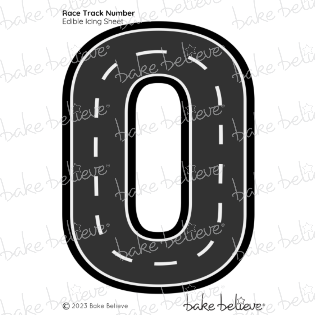 Race Track Edible Image Set