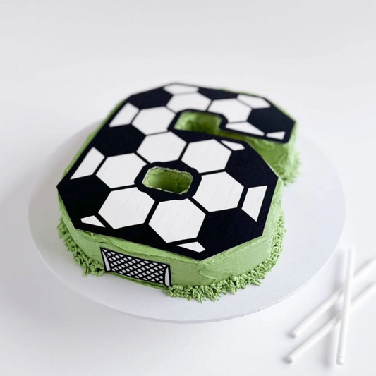 Soccer Number Cake Kit