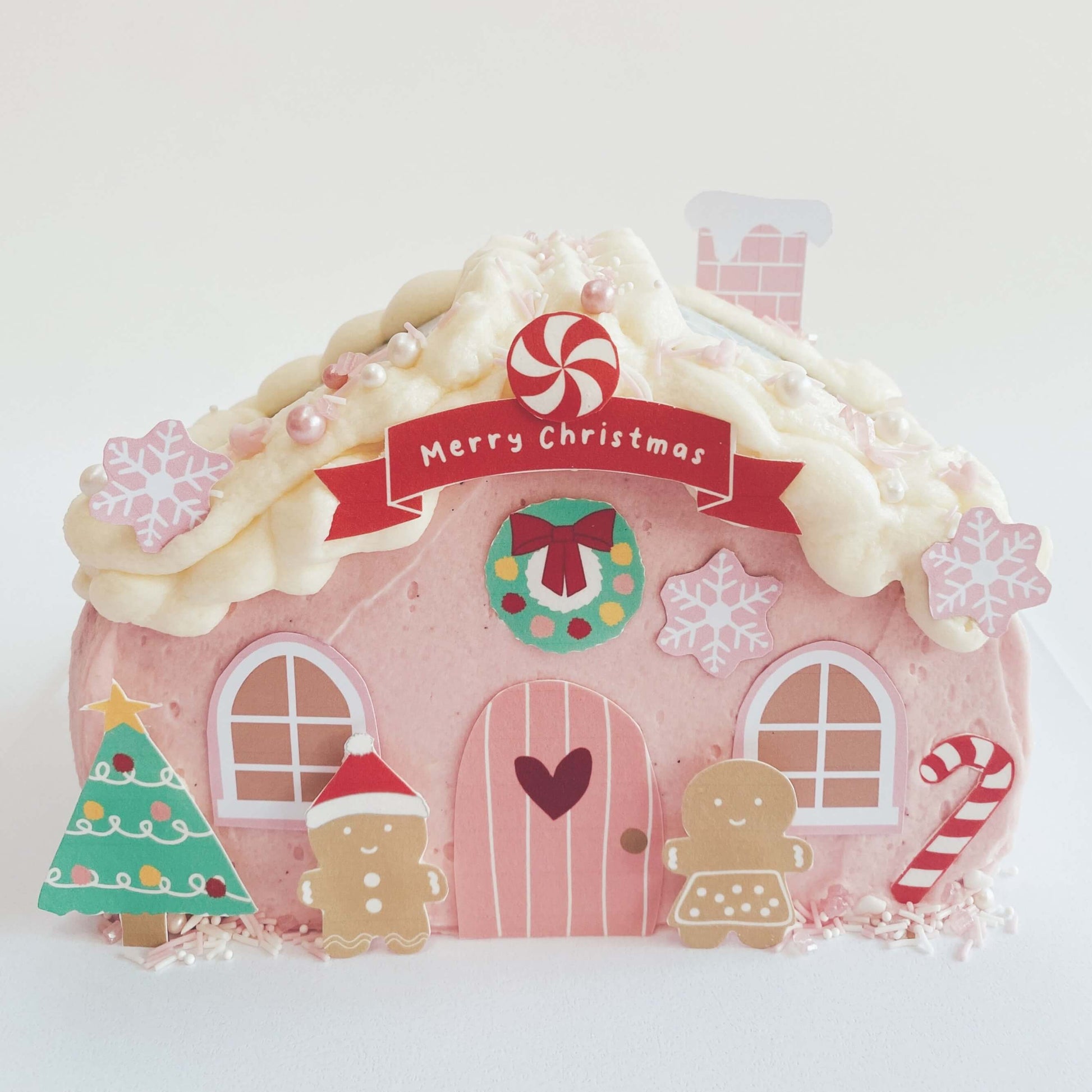 Christmas House Cake