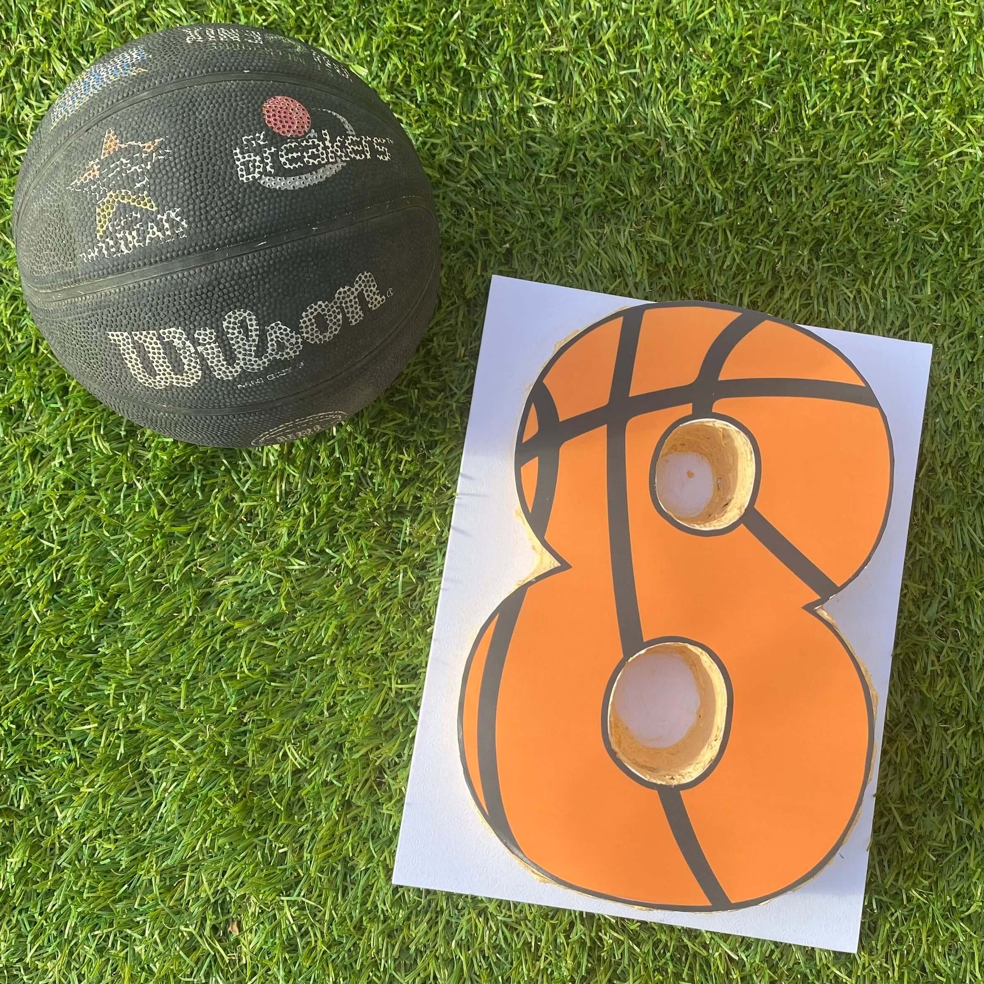 Basketball Number Cake