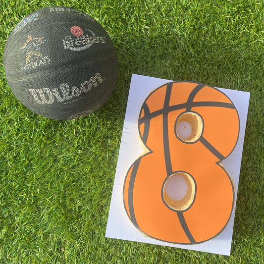 Basketball Number Cake