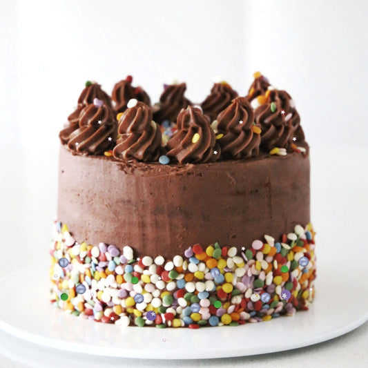 Chocolate Confetti Cake