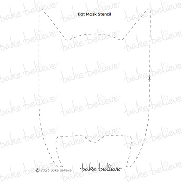 Bat Mask Stencil