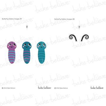 Butterfly Edible image Set