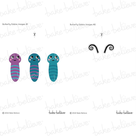 Butterfly Edible image Set