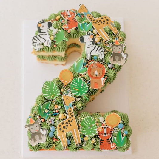 Safari Number Cake Kit