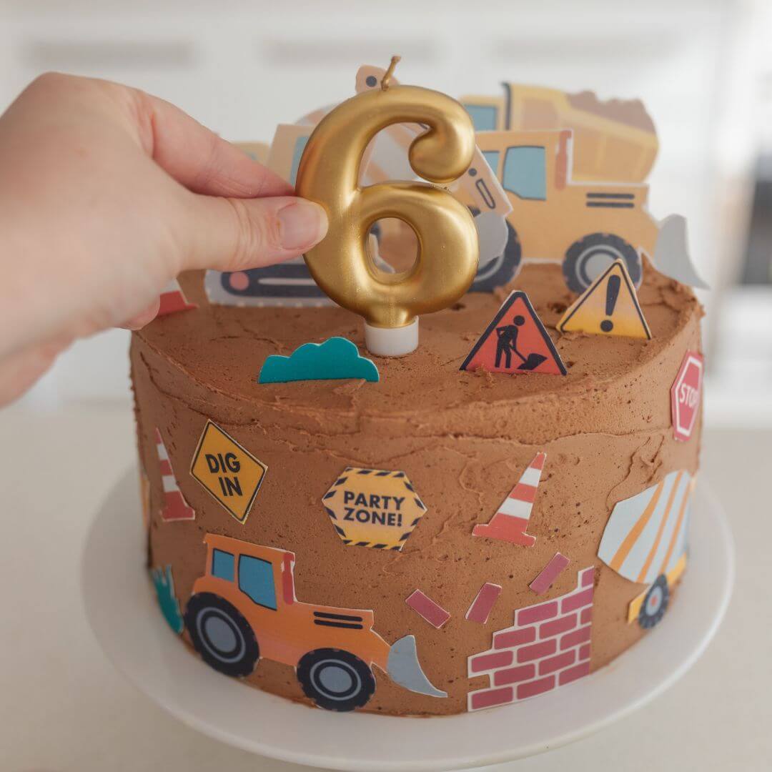 Construction Cake Kit