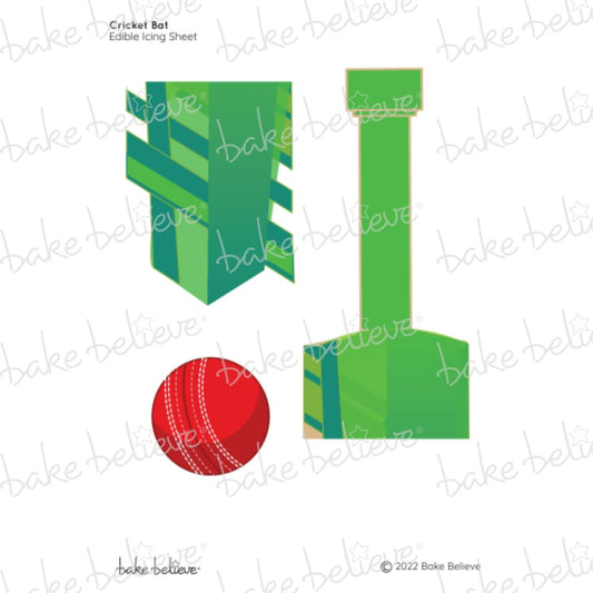 Cricket Bat Edible Images