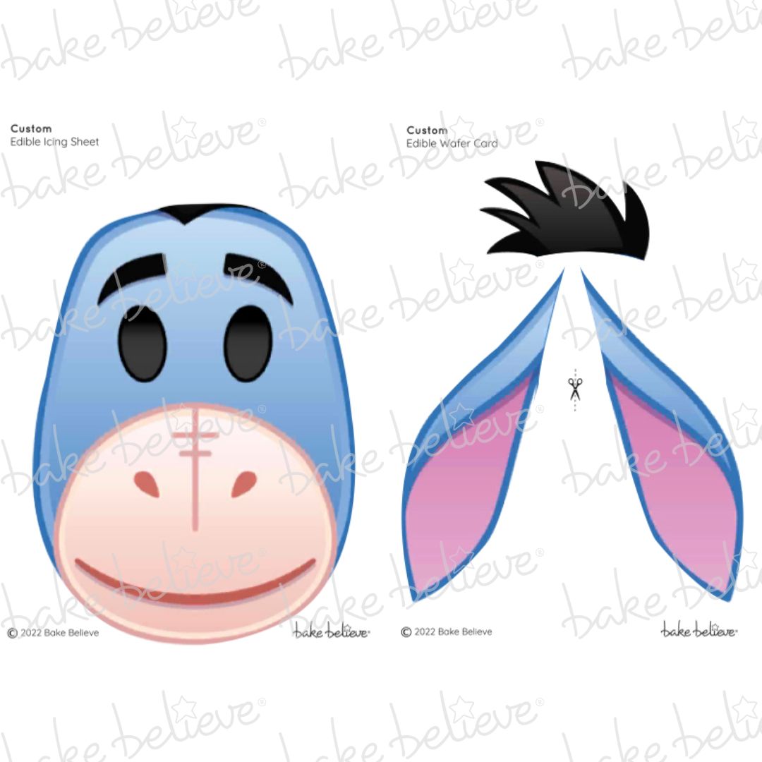 Custom Eeyore Inspired Edible Images
