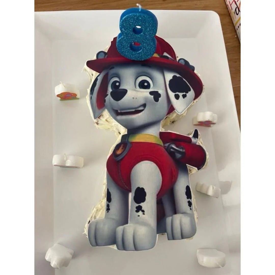 Custom Firefighter Pup Cake