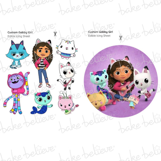Custom Gabby Girl Edible Images