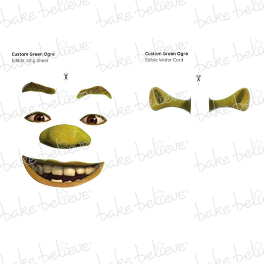 Custom Green Ogre Edible Images