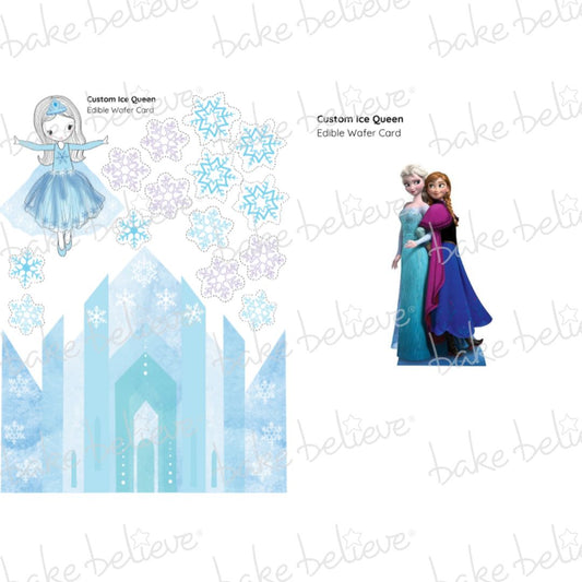 Custom Ice Queen Edible Images