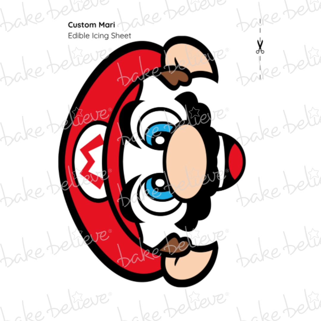 Custom Mario Inspired Edible Images