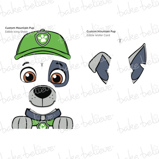 Custom Mountain Pup Edible Images