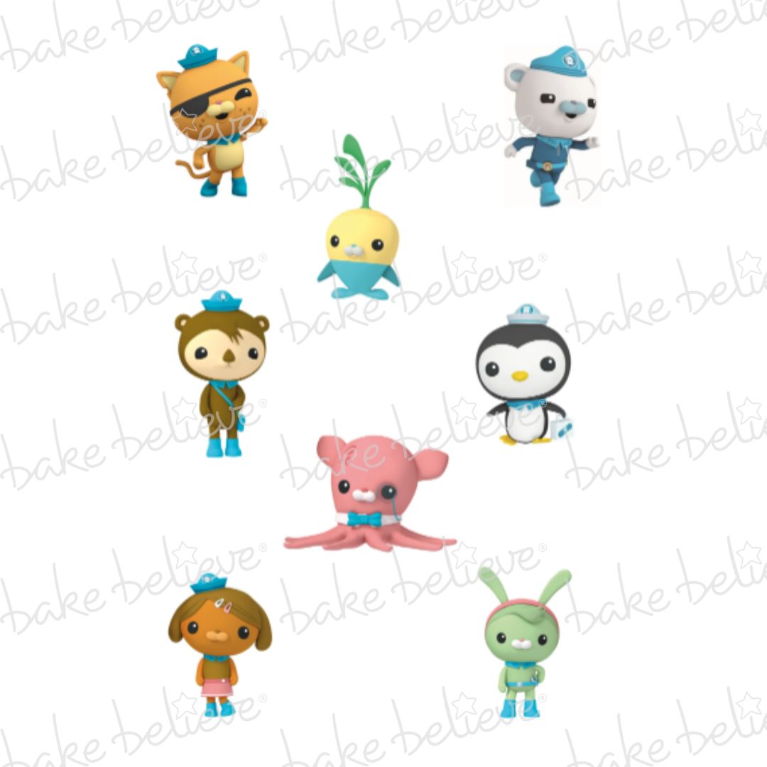 Custom Octonauts Number Edible Images