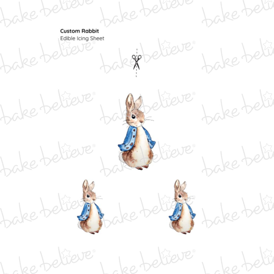 Custom Rabbit Edible Images