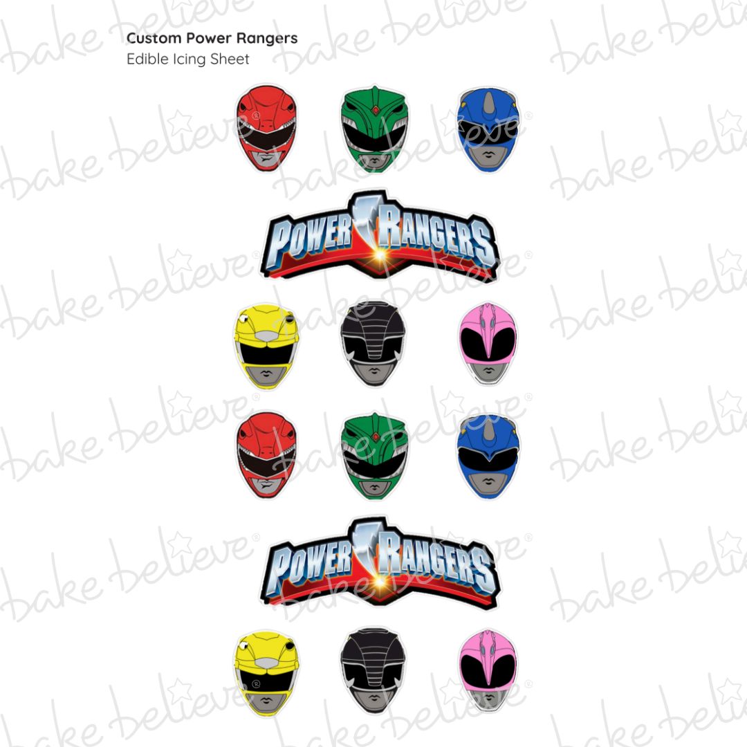 Custom Ranger Number Edible Images