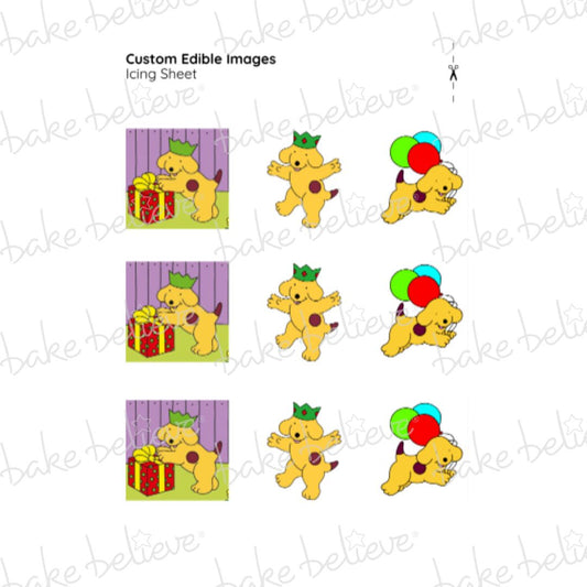 Custom Spot Dog Number Edible Images