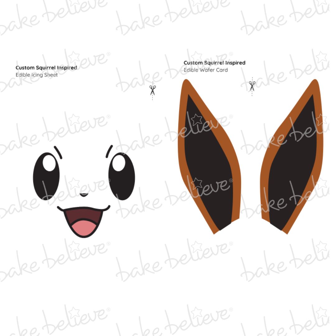 Custom Squirrel Inspired Edible Images