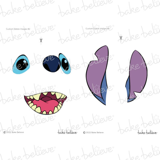 Custom Stitch Dog Edible Images