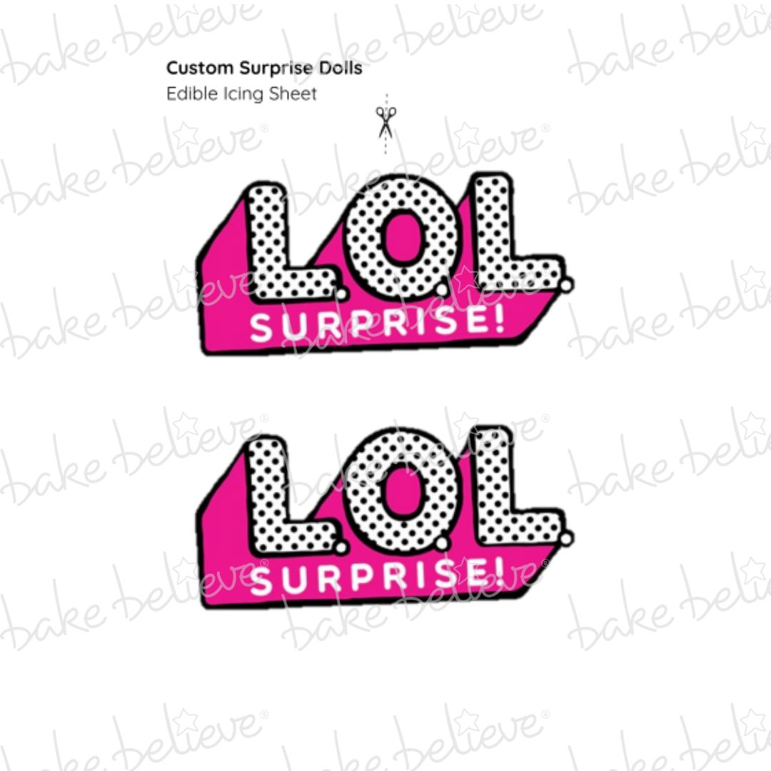 Custom Surprise Dolls Edible Images