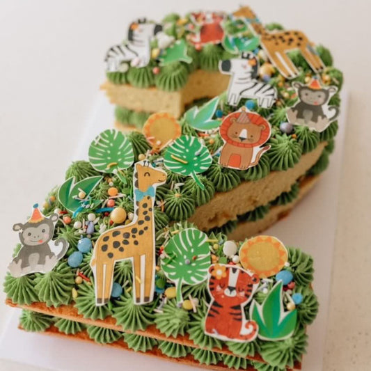 Safari Number Cake Kit