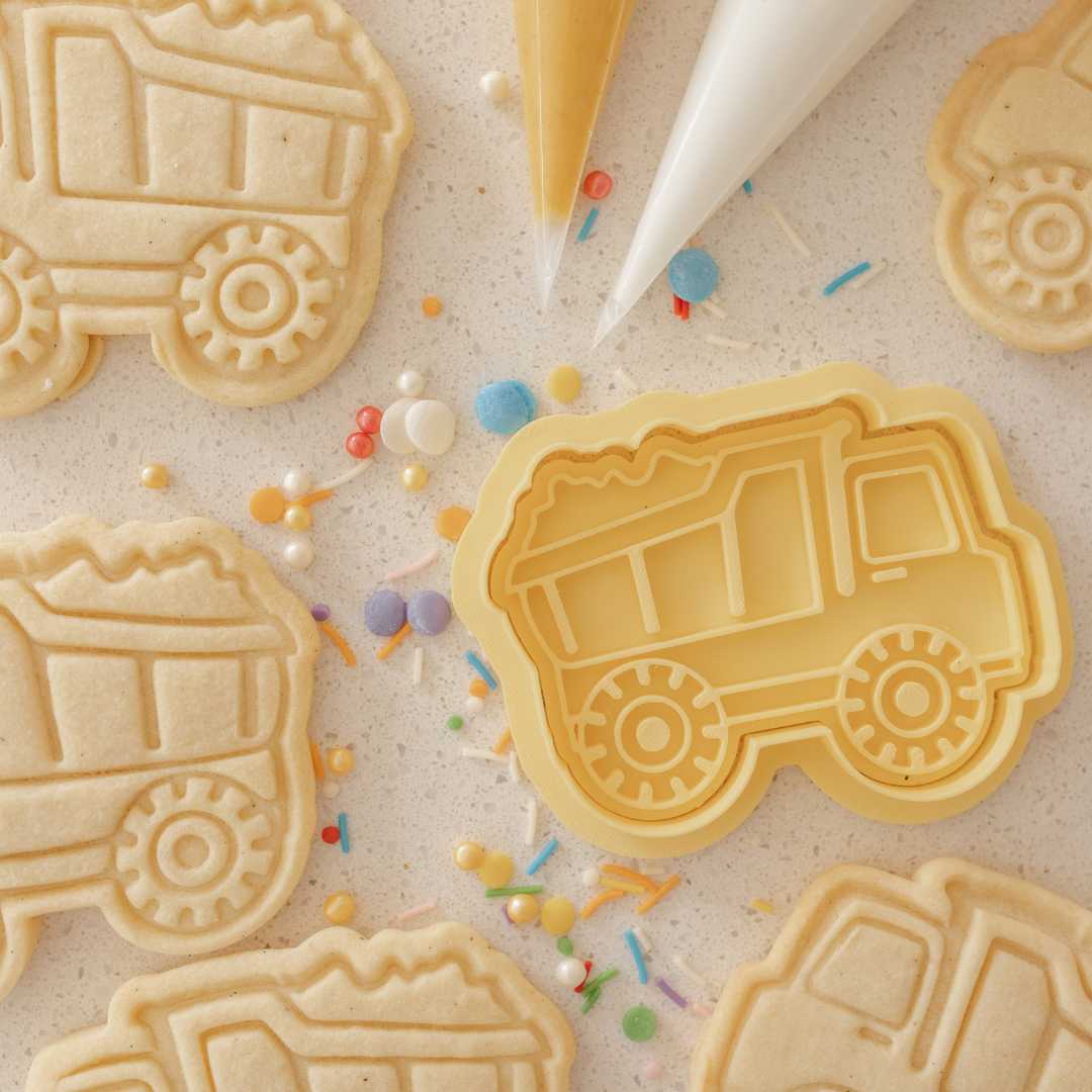 Dump Truck Cookie Cutter & Embosser
