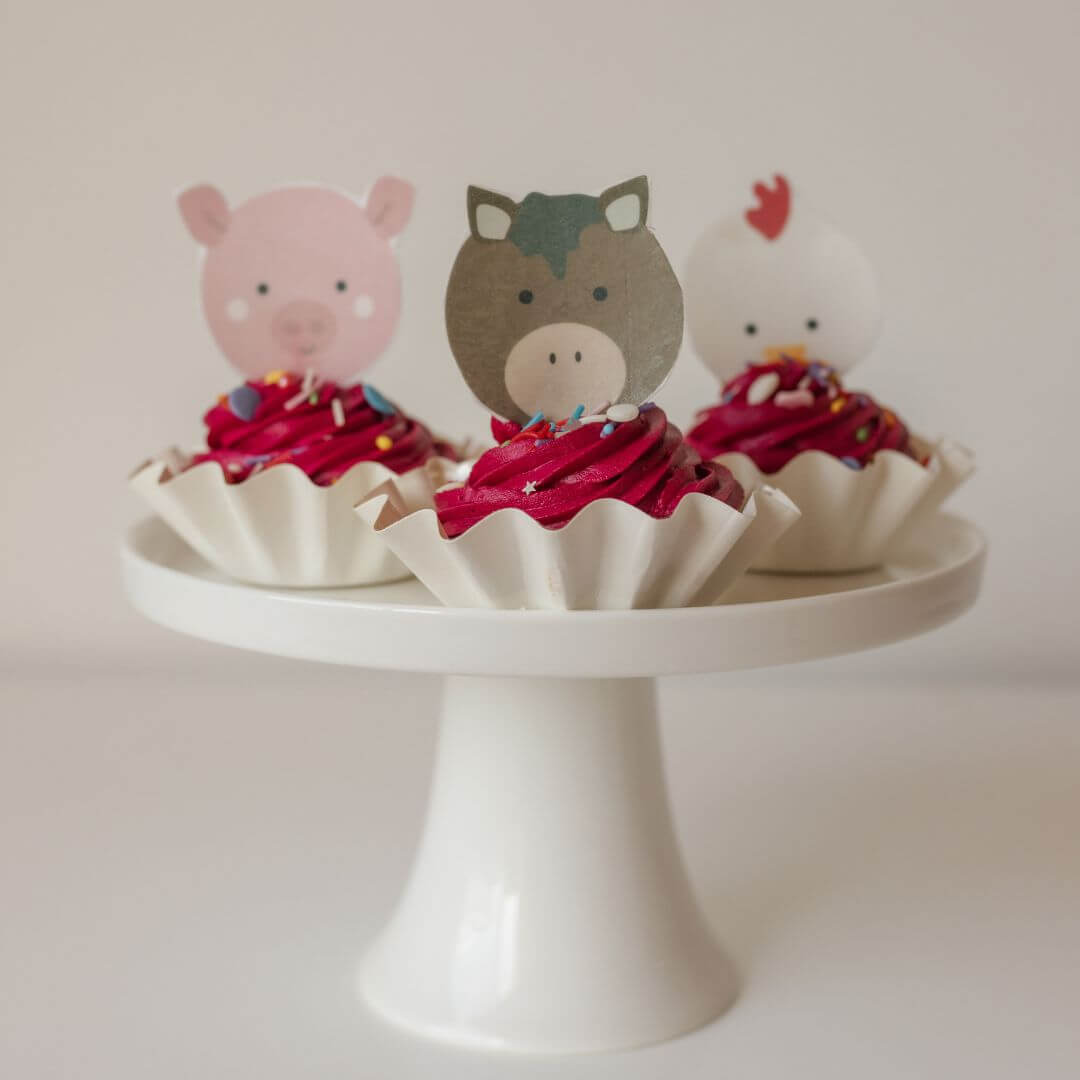 Farm Animal Cupcake Kit