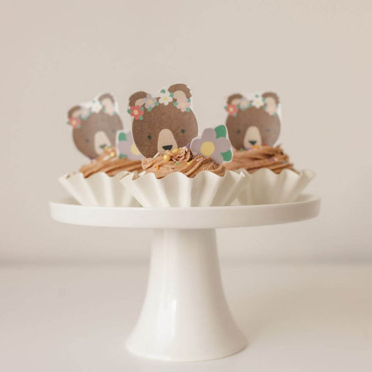 Floral Bear Cupcake Kit