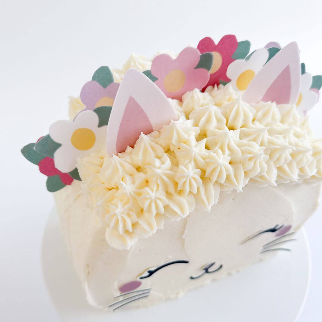 Floral Cat Cake