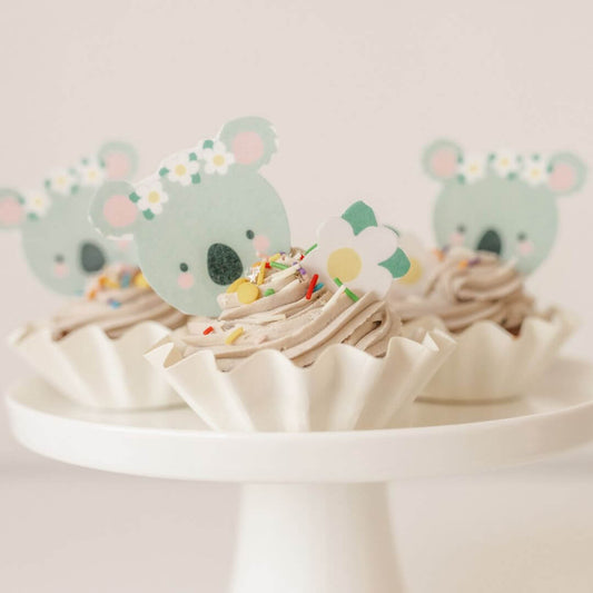 Floral Koala Cupcake Kit