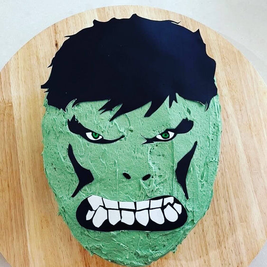 Custom Green Superhero Cake Kit