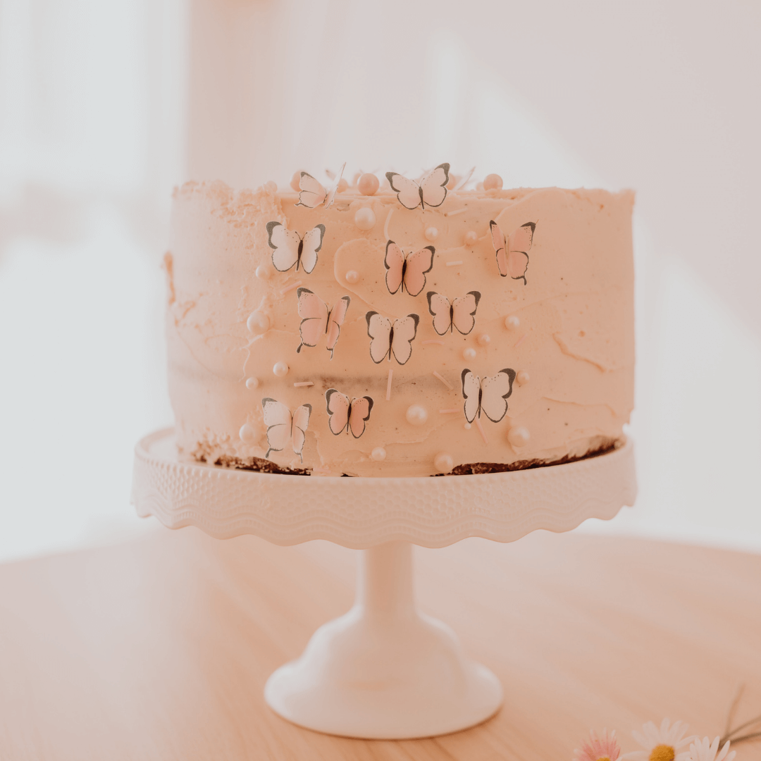 Butterfly Round Cake