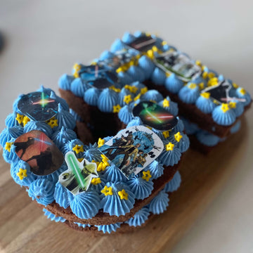 Star Wars Number Cake