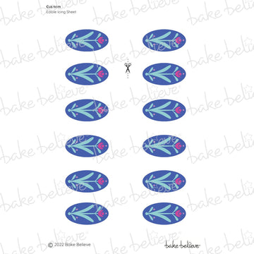 Ice Princess Dolly Varden Cake Edible Images