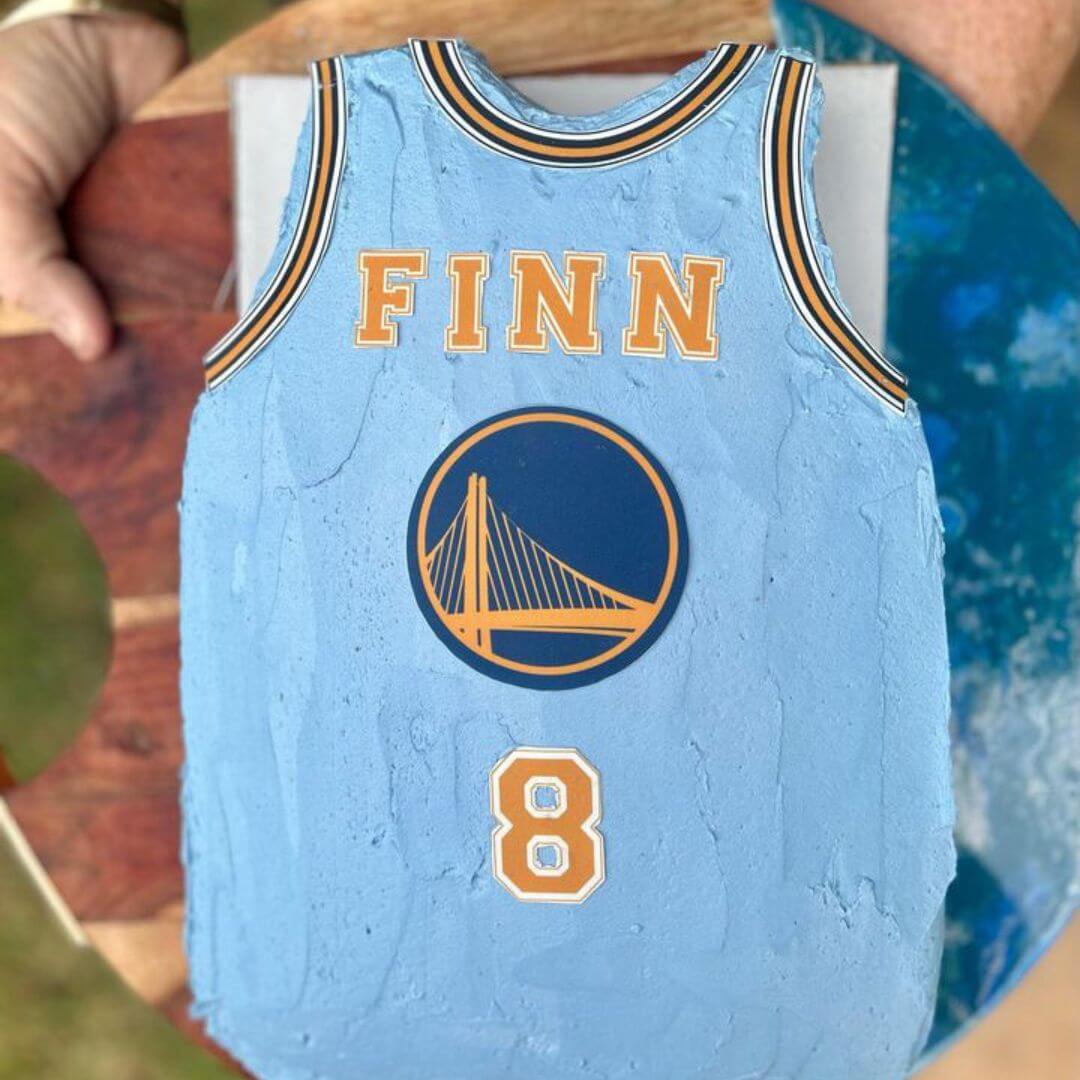 Golden State Warriors Basketball Jersey Cake Kit
