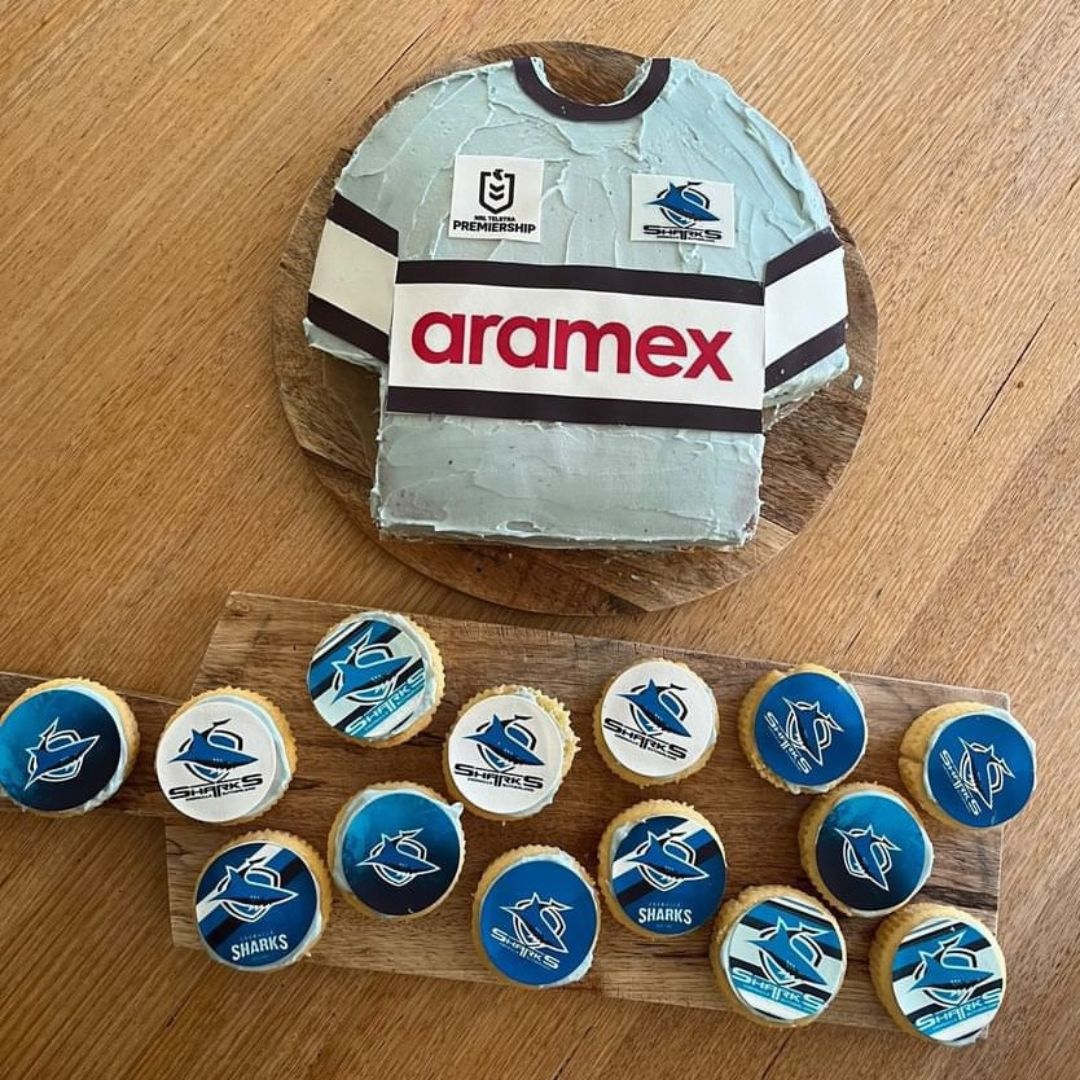 Cronulla Sharks NRL Jersey Cake Kit