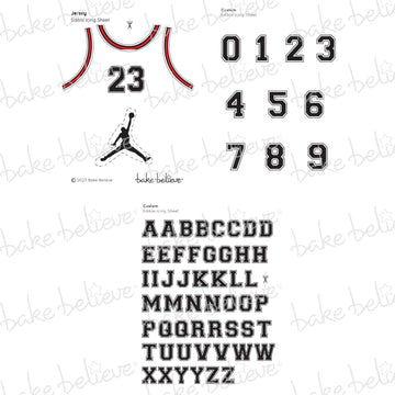 Chicago Bulls Basketball Edible Image Set