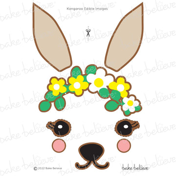 Kangaroo Edible Image Set
