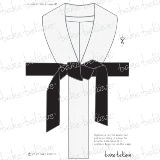 Karate Cake Edible Images