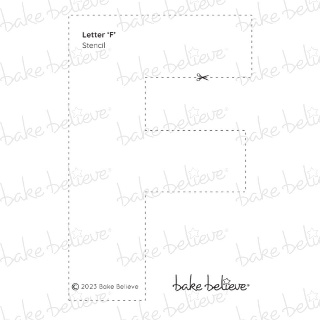Letter F Stencil
