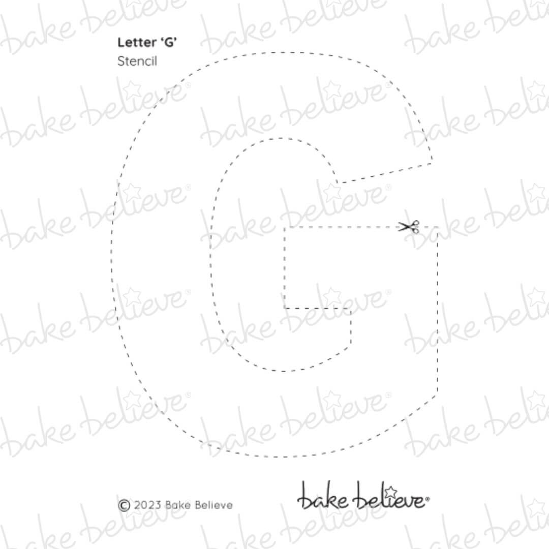 Letter G Stencil