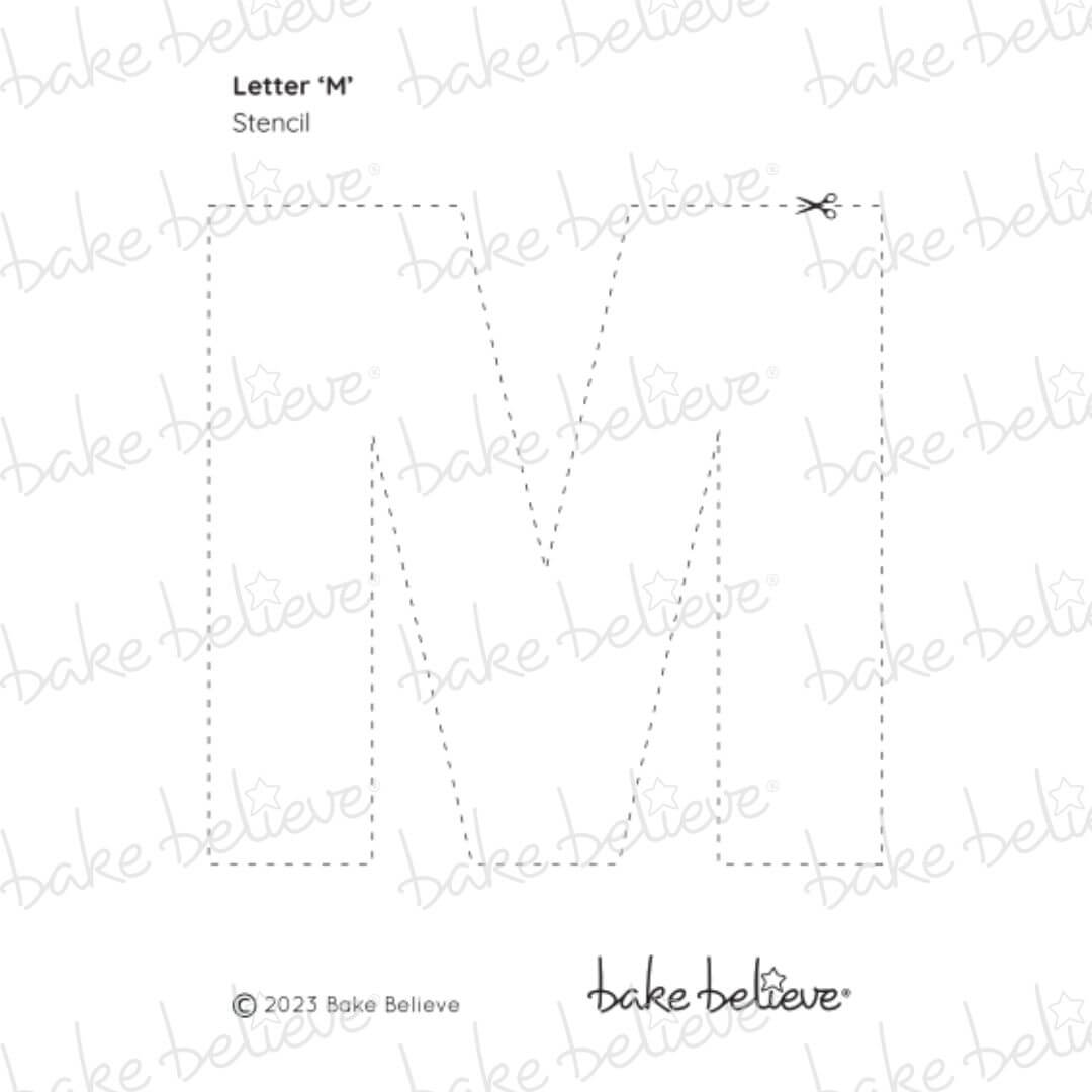 Letter M Stencil