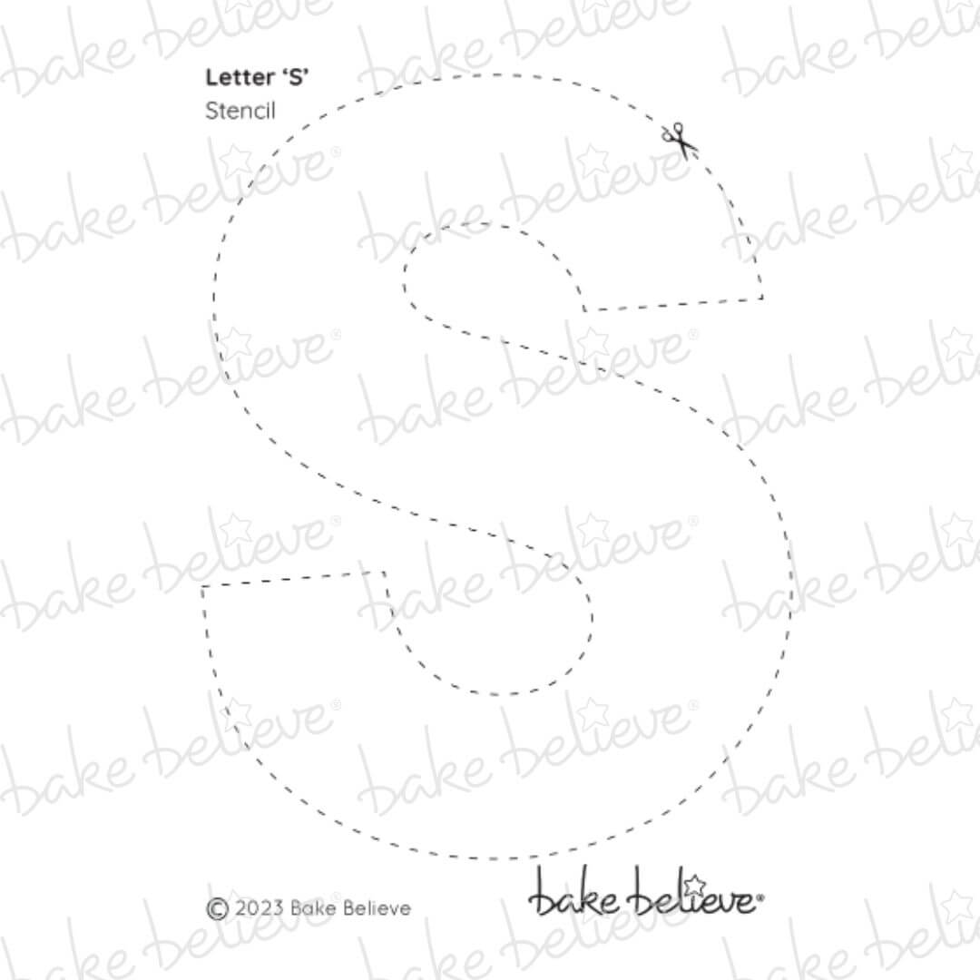 Letter S Stencil