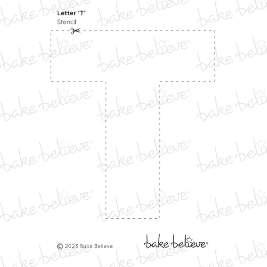Letter T Stencil