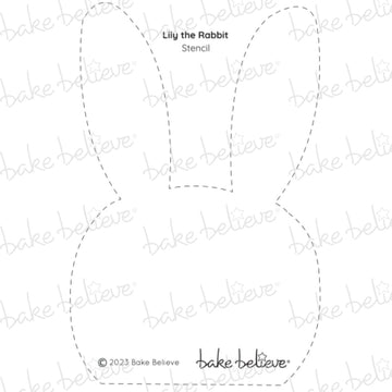 Lily the Rabbit Stencil