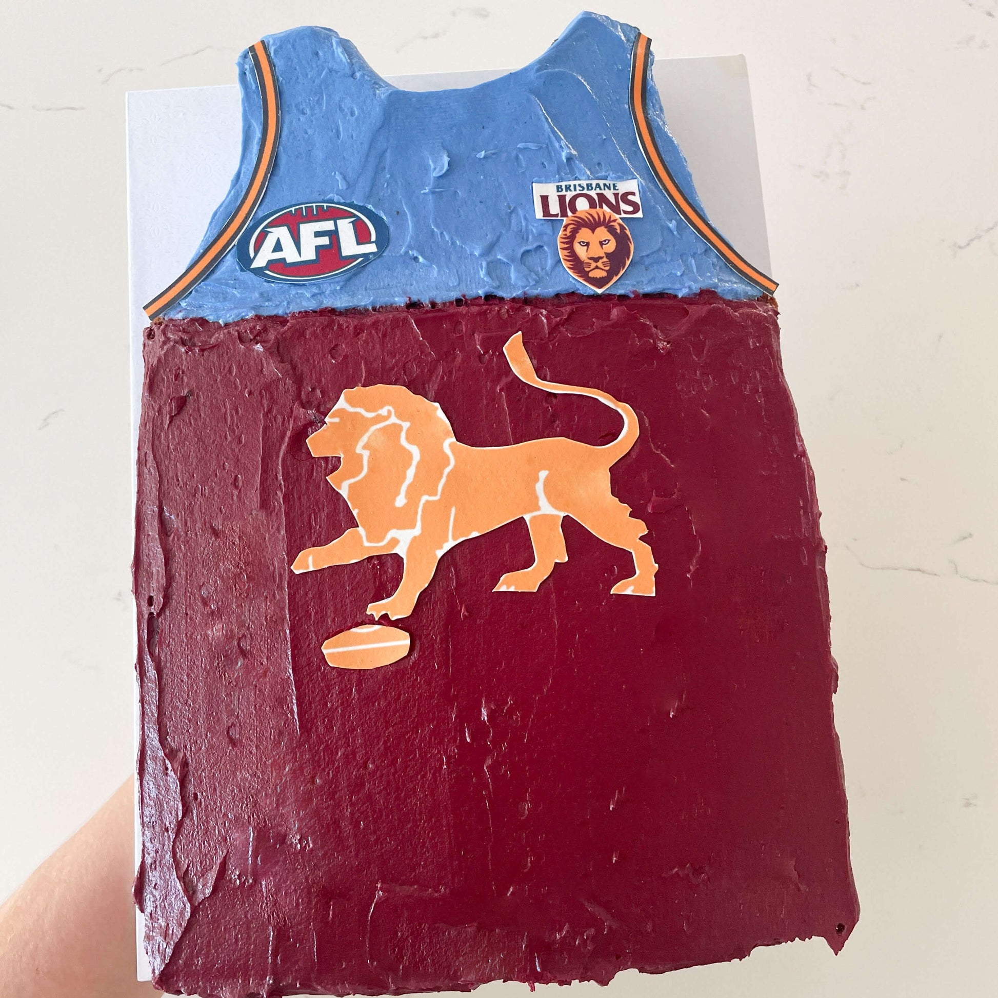Melbourne Lions AFL Jersey Cake Kit