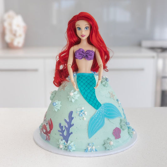 Mermaid Princess Dolly Varden Cake