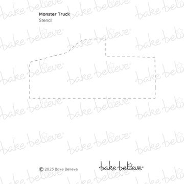 Monster Truck Stencil